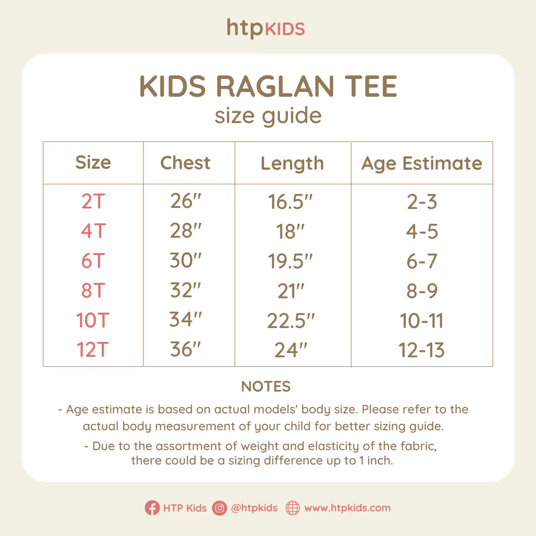 Kids Raglan Tees